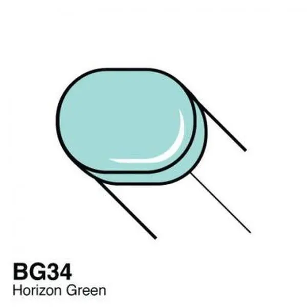 Copic Sketch Marker - Bg34 - Horizon Green 1