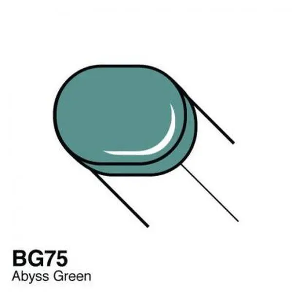 Copic Sketch Marker - Bg75 - Abyss Green 1