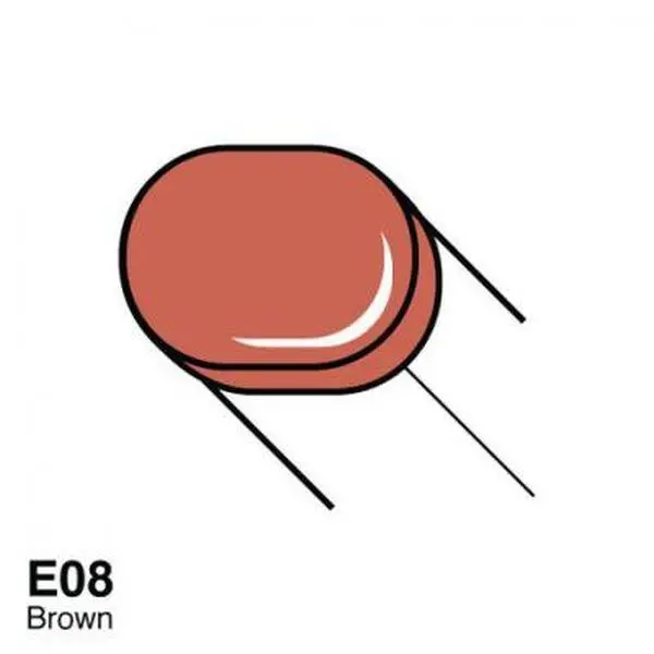 Copic Sketch Marker - E08 - Brown 1