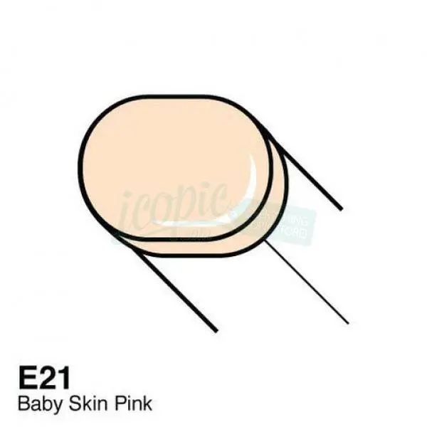 Copic Sketch Marker - E21 - Baby Skin Pink 1