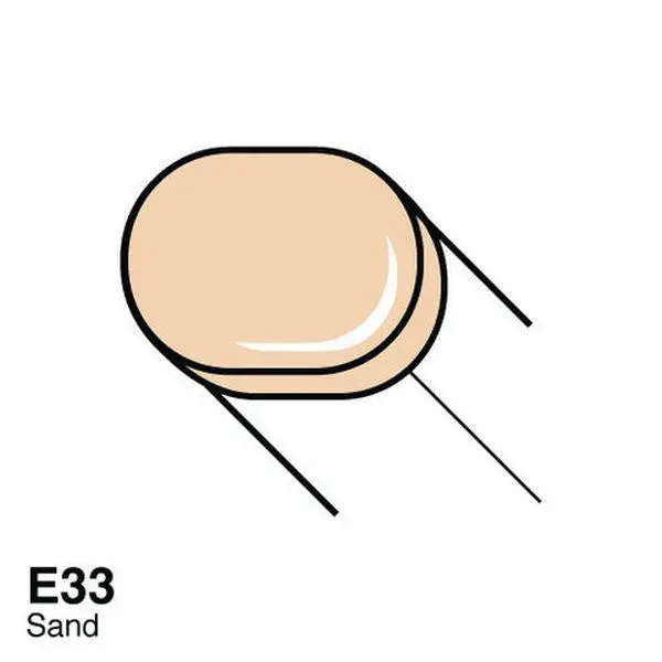 Copic Sketch Marker - E33 - Sand 1