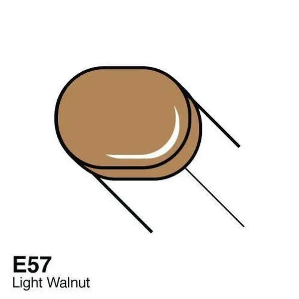 Copic Sketch Marker - E57 - Light Walnut 1