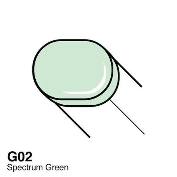 Copic Sketch Marker - G02 - Spectrum Green 1