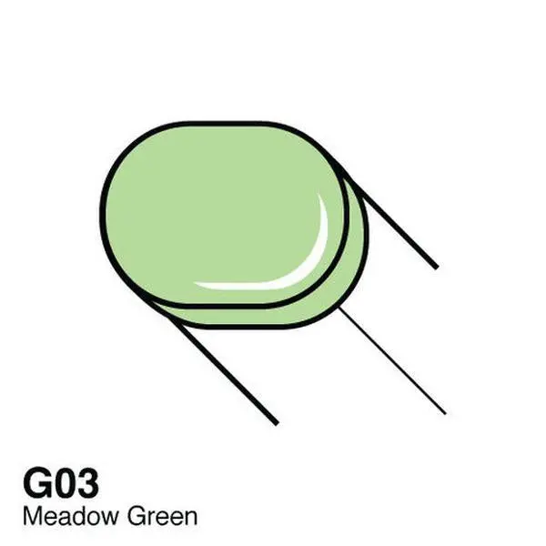 Copic Sketch Marker - G03 - Meadow Green 1