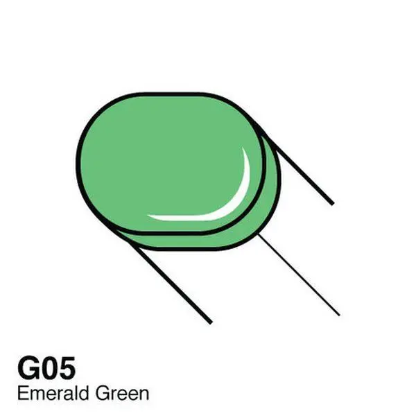 Copic Sketch Marker - G05 - Emerald Green 1