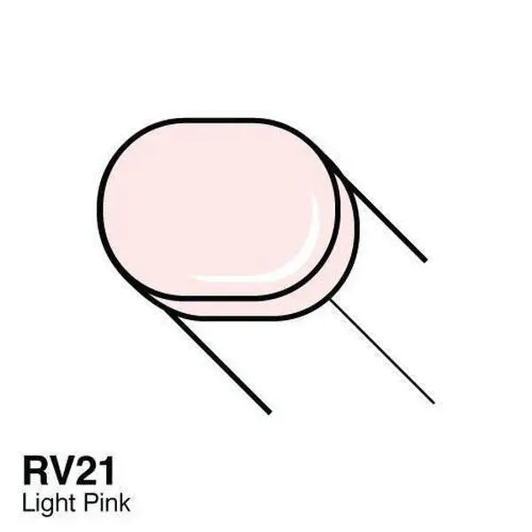 Copic Sketch Marker - Light Pink - Rv21 1