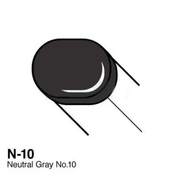 Copic Sketch Marker - N10 - Neutral Gray No. 10 1