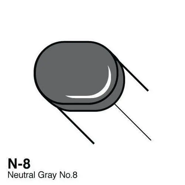 Copic Sketch Marker - N8 - Natural Gray 1