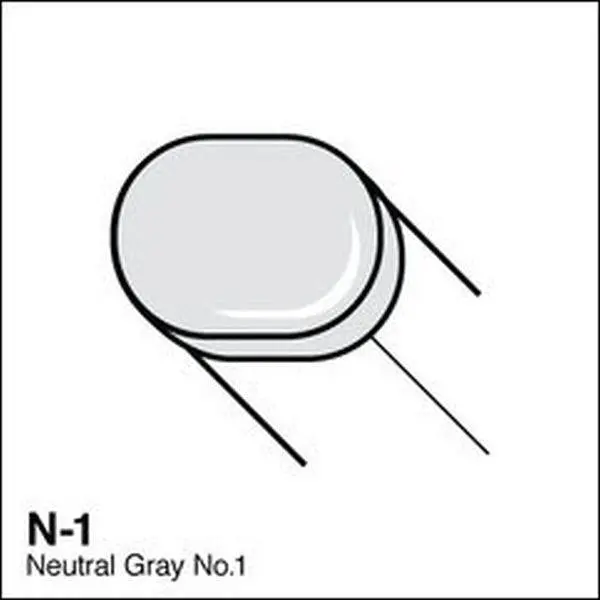 Copic Sketch Marker - Neutral Gray - N1 1