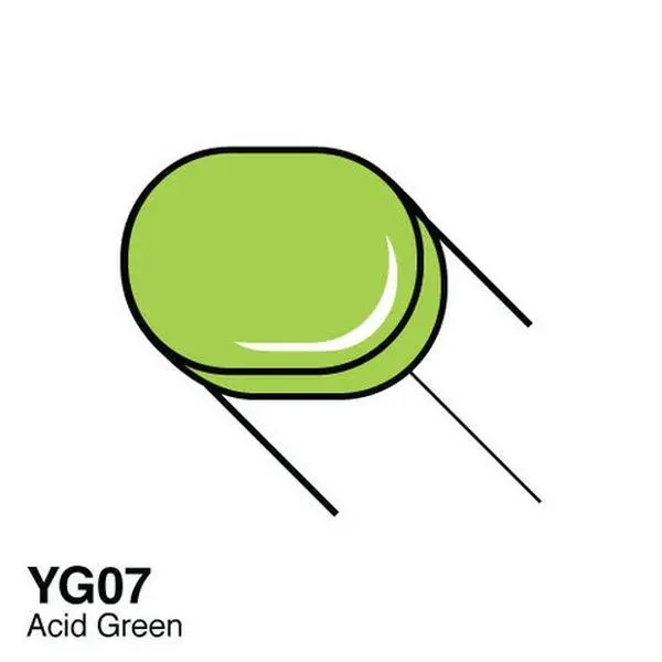 Copic Sketch Marker - Yg07 - Acid Green 1
