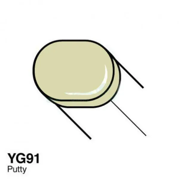 Copic Sketch Marker - Yg91 - Putty 1
