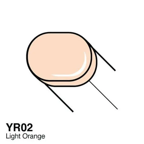 Copic Sketch Marker - Yr02 - Light Orange 1