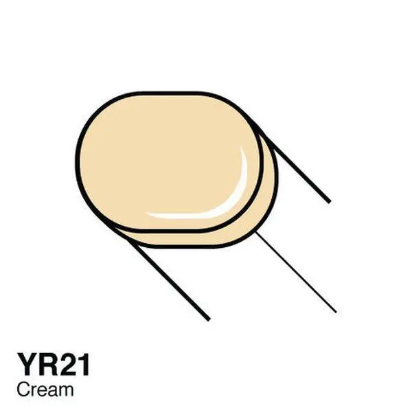 Copic Sketch Marker - Yr21 - Cream 1