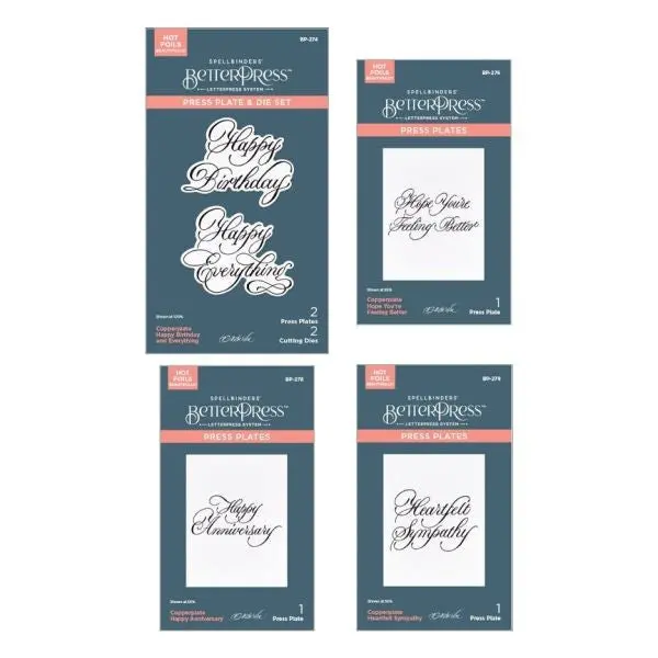 Copperplate Happy Everything Sentiments Betterpress Bundle 1
