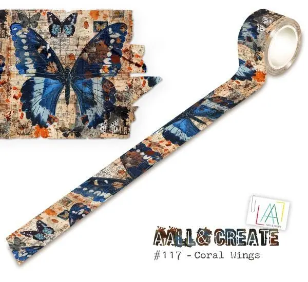 Coral Wings - Layer It Up Washi Tape 1