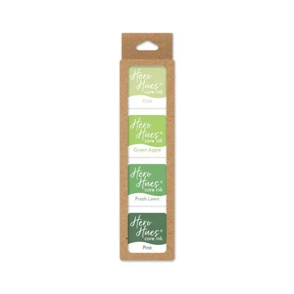 Core Ink Cubes Set - Fresh Greens 1