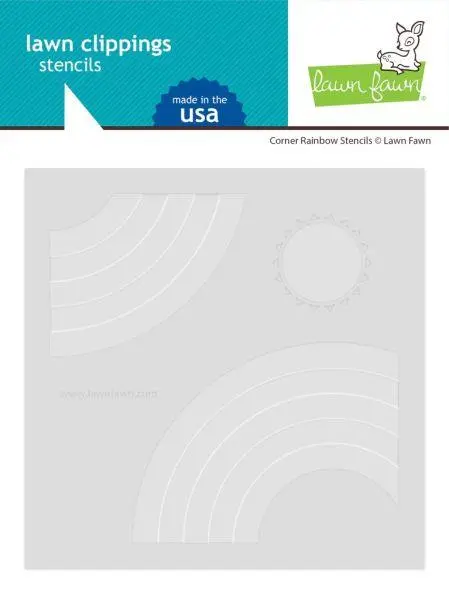 Corner Rainbow Stencils 1