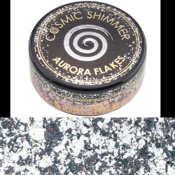 Cosmic Shimmer Aurora Flakes - Black Diamond 1