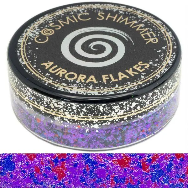 Cosmic Shimmer Aurora Flakes - Passion Pop 1