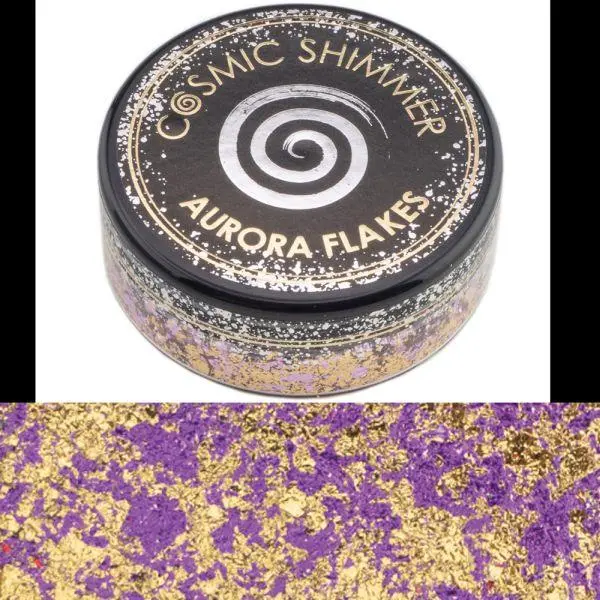 Cosmic Shimmer Aurora Flakes - Purple Dawn 1