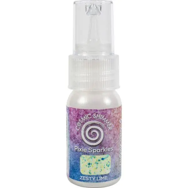 Cosmic Shimmer Pixie Sparkles - Zesty Lime 1
