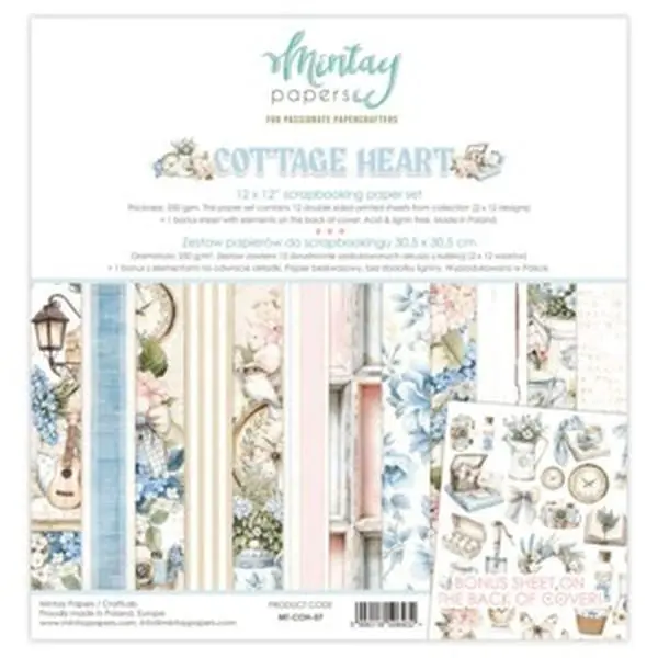 Cottage Heart - 12X12 Collection Pack 1
