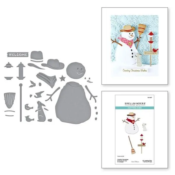 Country Christmas Collection - Country Snowman Dies 1