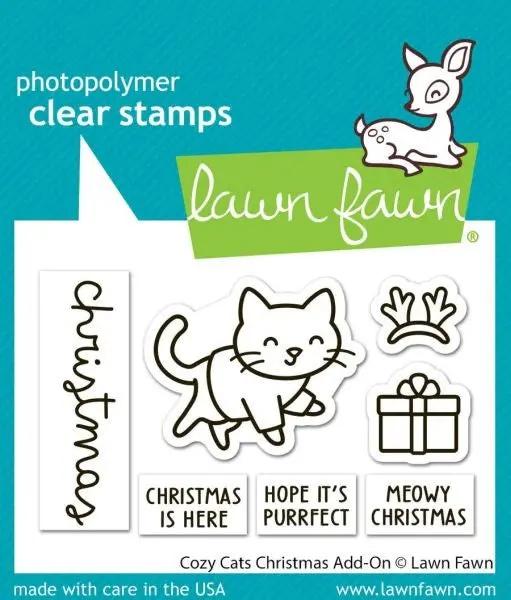 Cozy Cats Christmas Add On - Clear Stamps 1