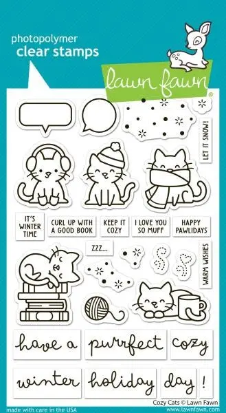 Cozy Cats - Clear Stamps 1