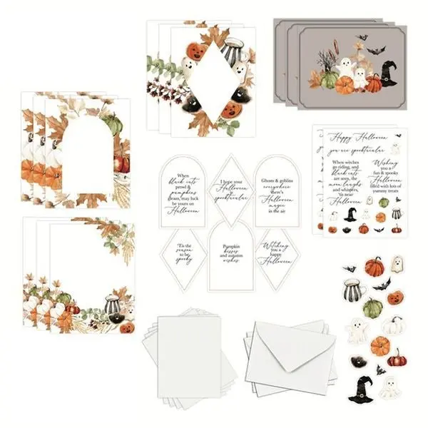 Cozy Halloween Card Kit 1