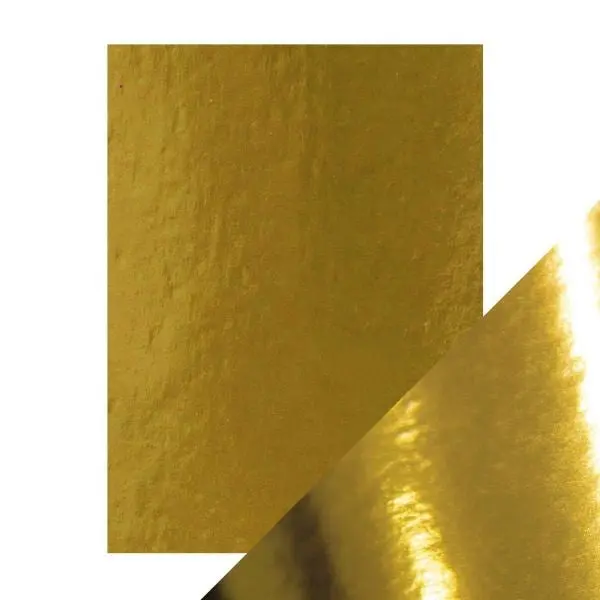 Craft Perfect - Mirror Cardstock - Polished Gold 1
