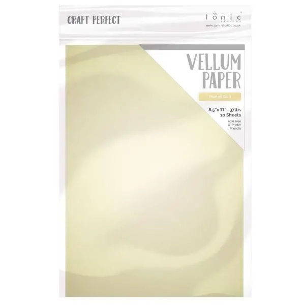 Craft Perfect Vellum - Pearled Gold 1