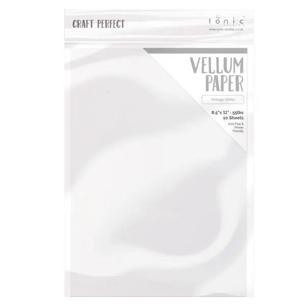 Craft Perfect Vellum - Vintage White 1