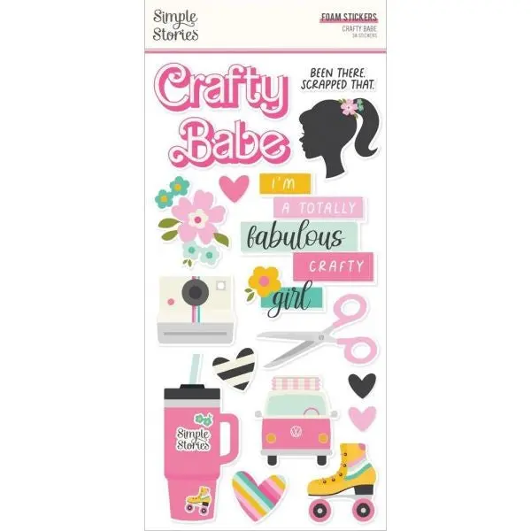 Crafty Babe - Foam Stickers 1