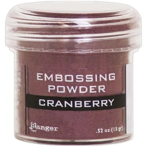 Cranberry Metallic Embossing Powder 1