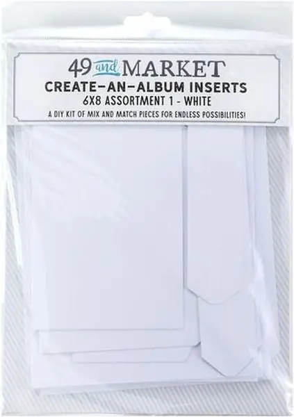 Create-An-Album Inserts - White 1