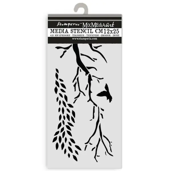 Create Happiness - Dewdrops - Stencil - Branches 1