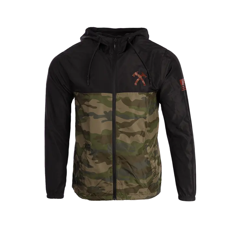 Crossed Hawks Camo Windbreaker 1