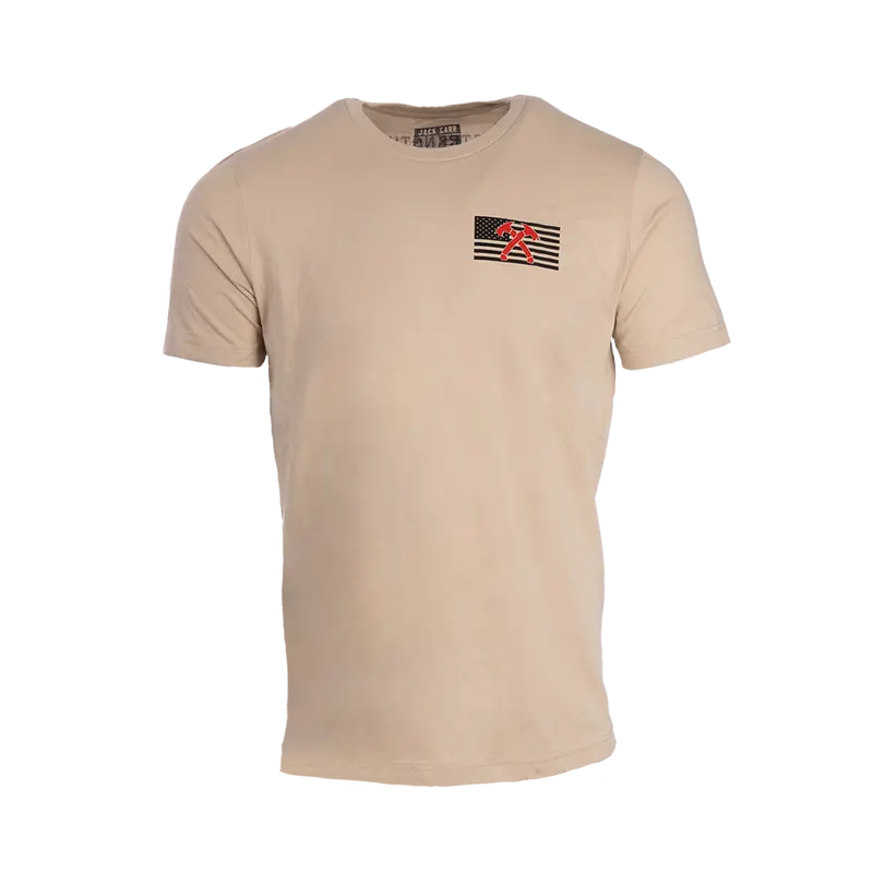 Crossed Hawks Chest Flag Tee 1