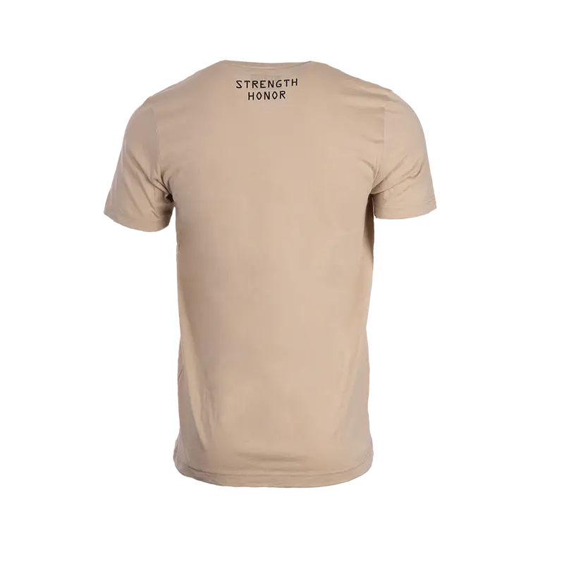 Crossed Hawks Chest Flag Tee 2