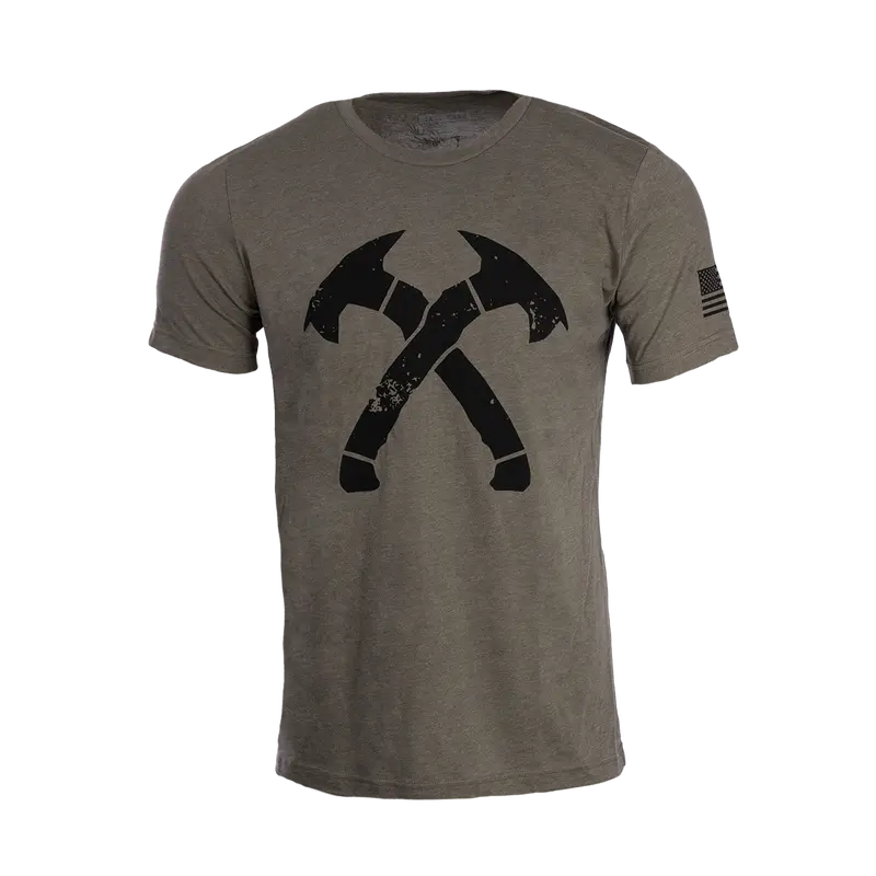 Crossed Hawks Distressed Tee 1