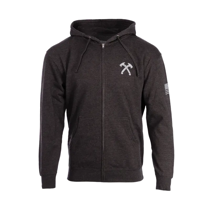 Crossed Hawks Zip Hoodie 1