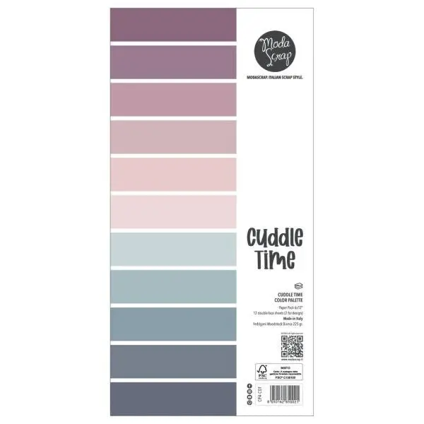 Cuddle Time - 6X12 Color Palette Paper Pad 1