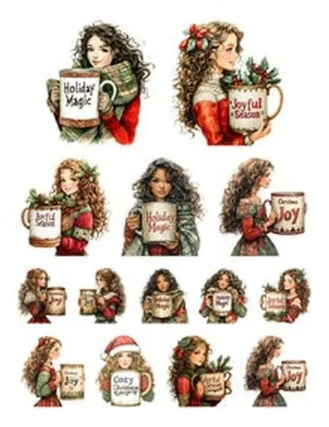 Cup Of Christms Cheer - Ephemera 1
