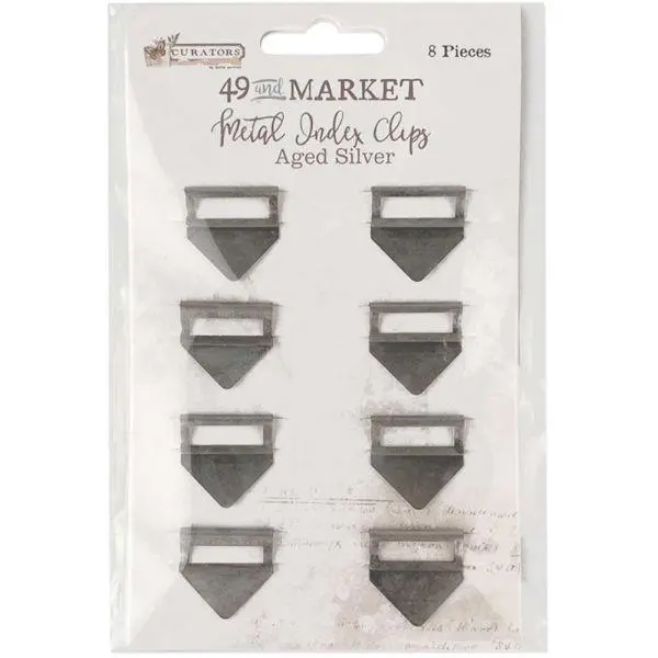 Curators Essential Clips - Aged Silver 1