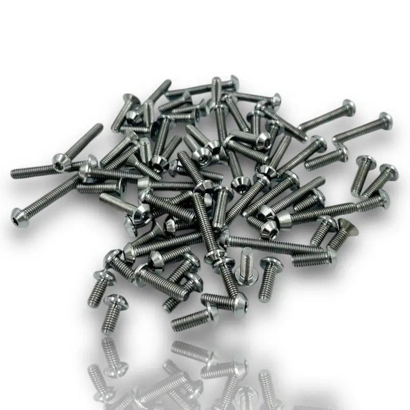 Custom Works The Bullet Flat Top Titanium Screw Kit 1