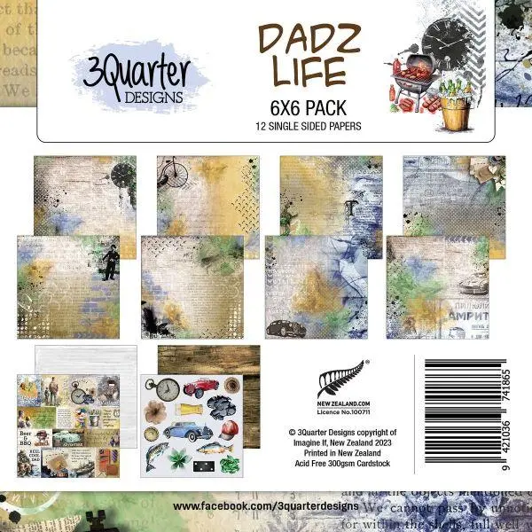 Dadz Life - 6X6 Collection Pack 1