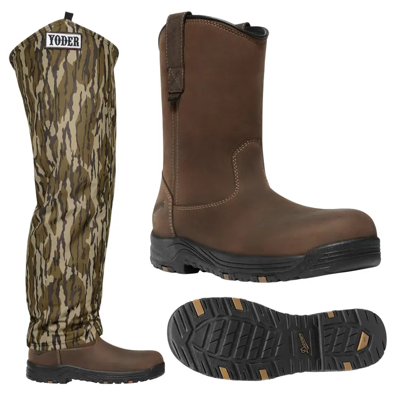 Danner Boots With Yoder Bottomland Chaps 1