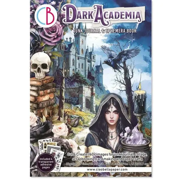 Dark Academia Junk Journal Ephemera Book 1
