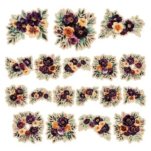 Dark Blooms - Ephemera - Floral 1